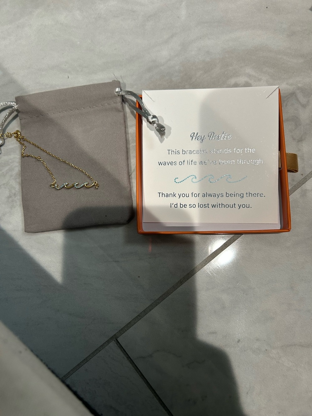 Adorable brand new best friend bracelet